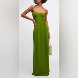 Christopher Esber Vibrant Green Maxi Dress